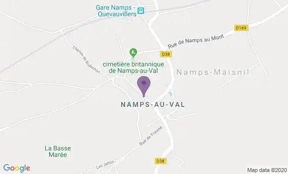 Localisation Namps Maisnil Ap - 80290