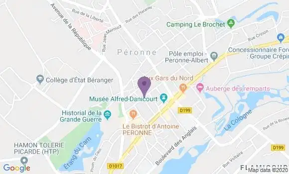 Localisation Peronne - 80200