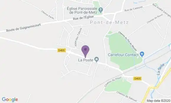 Localisation Pont de Metz Bp - 80480