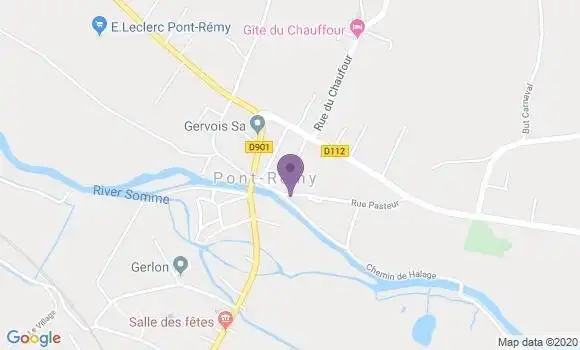 Localisation Pont Remy Bp - 80580