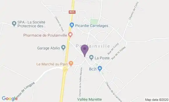 Localisation Poulainville Ap - 80260