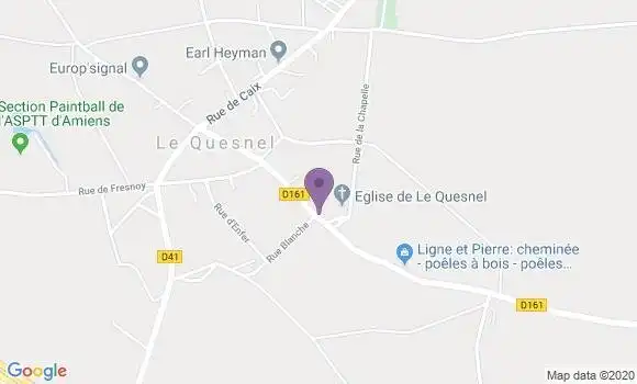 Localisation Le Quesnel Bp - 80118