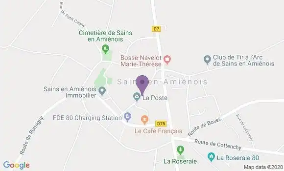 Localisation Sains En Amienois Bp - 80680