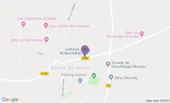Localisation Saint Blimont Bp - 80960