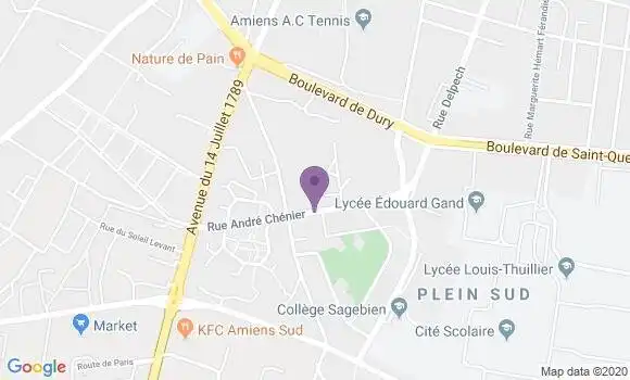 Localisation Amiens Chenier Bp - 80000