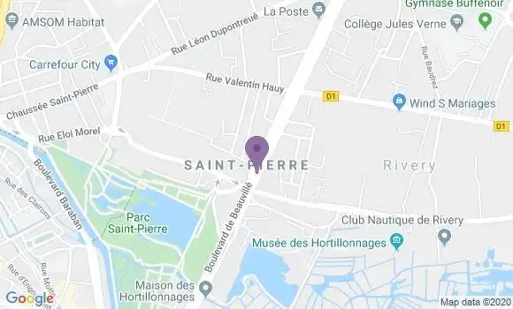 Localisation Amiens Beauville Bp - 80000