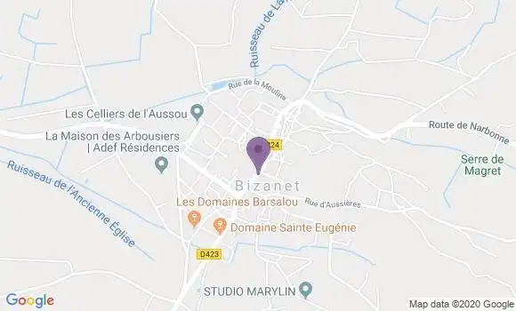 Localisation Bizanet - 11200