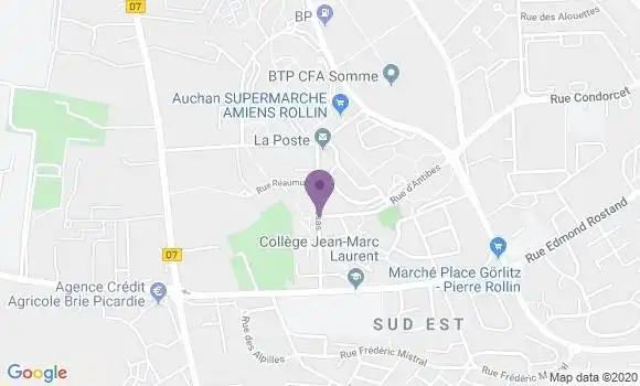 Localisation Amiens Rollin - 80090