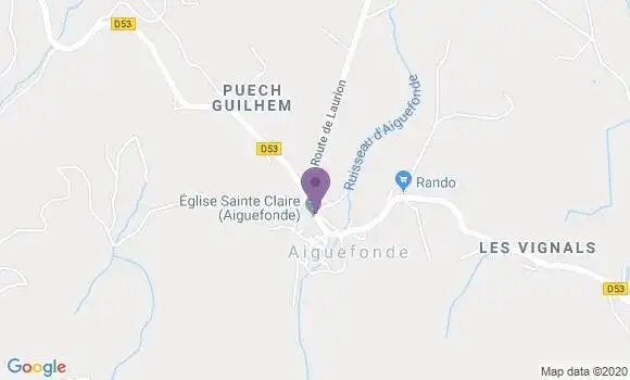 Localisation Aiguefonde Ap - 81200