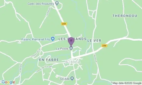 Localisation Albine Ap - 81240