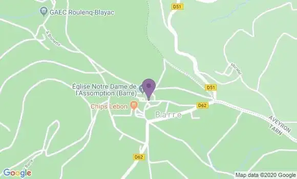 Localisation Barre Ap - 81320