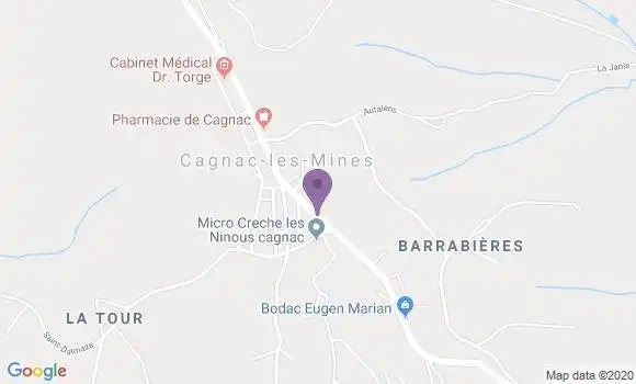 Localisation Cagnac les Mines - 81130