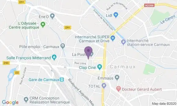 Localisation Carmaux - 81400