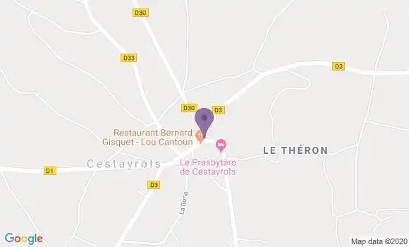Localisation Cestayrols Ap - 81150