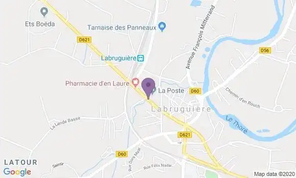 Localisation Labruguiere - 81290