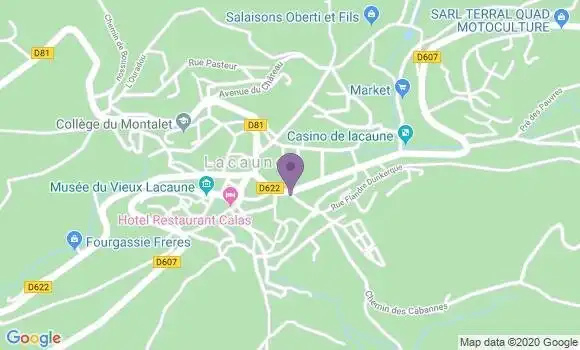 Localisation Lacaune - 81230