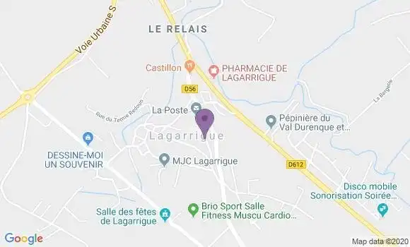 Localisation Lagarrigue Bp - 81090