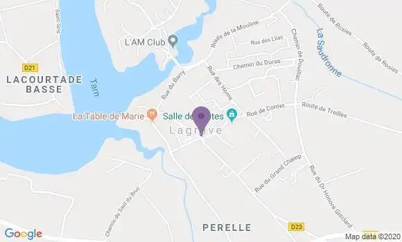Localisation Lagrave Ap - 81150