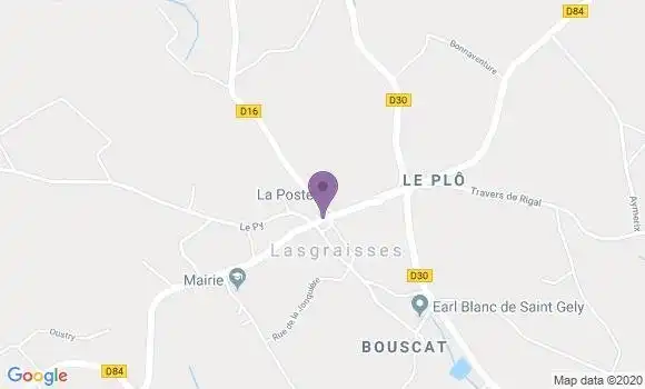 Localisation Lasgraisses Ap - 81300