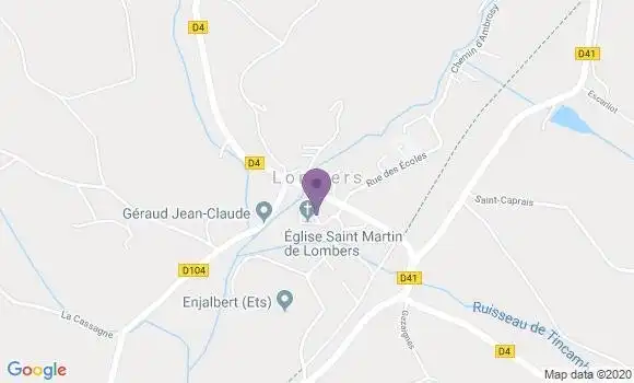 Localisation Lombers Ap - 81120