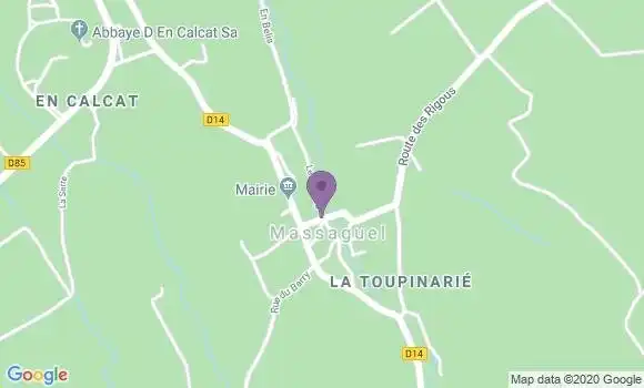 Localisation Massaguel Ap - 81110
