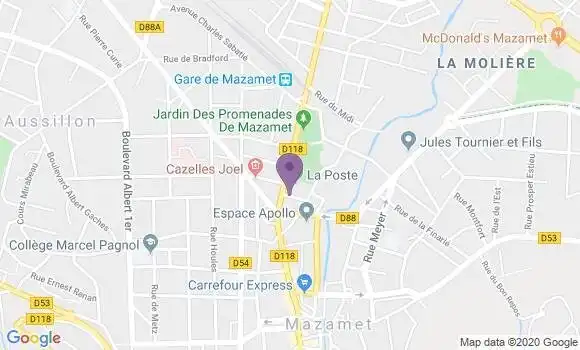 Localisation Mazamet - 81200