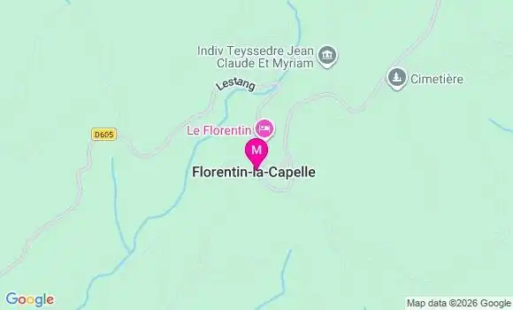 Localisation Florentin la Capelle - 12140