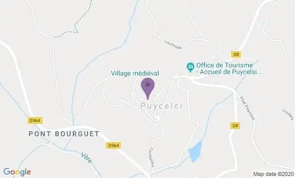 Localisation Puycelci Ap - 81140