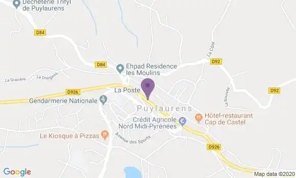 Localisation Puylaurens - 81700