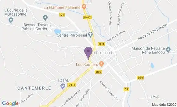 Localisation Realmont - 81120