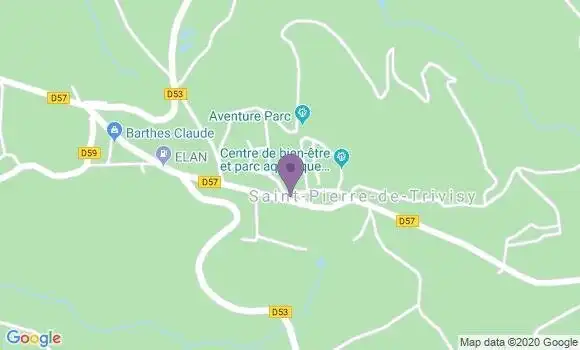 Localisation Saint Pierre de Trivisy - 81330