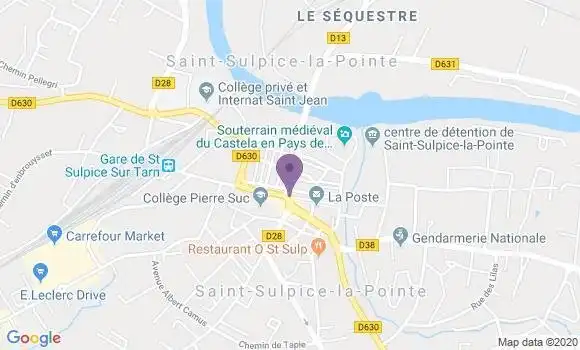 Localisation Saint Sulpice - 81370