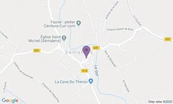 Localisation Semalens Bp - 81570