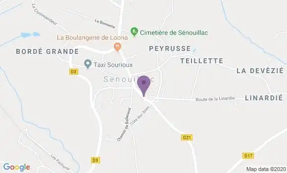 Localisation Senouillac Ap - 81600