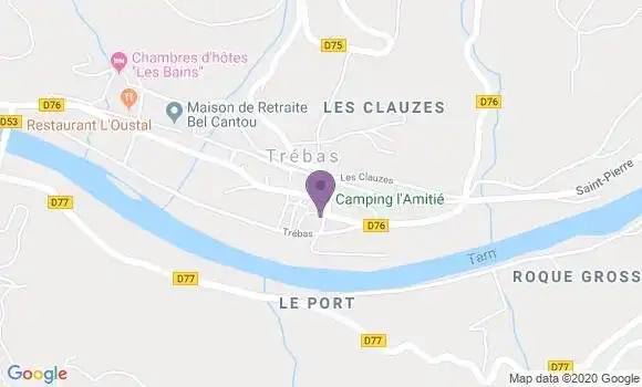 Localisation Trebas Ap - 81340