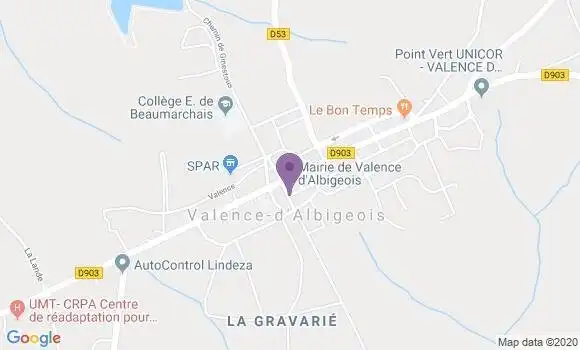 Localisation Valence d