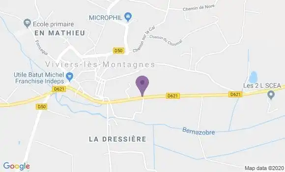 Localisation Viviers les Montagnes Ap - 81290