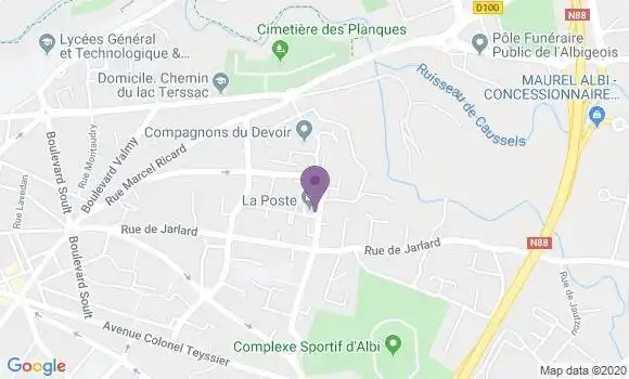 Localisation Albi Lapanouse Bp - 81000