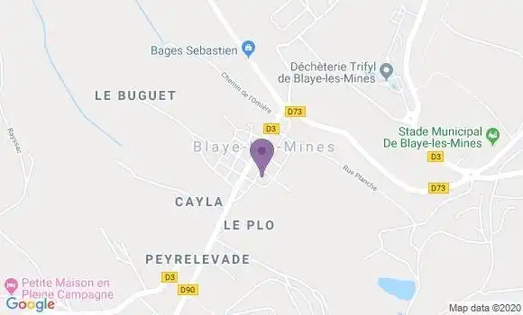 Localisation Blaye Village Ap - 81400
