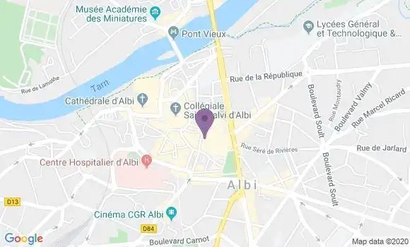 Localisation Albias Bp - 82350