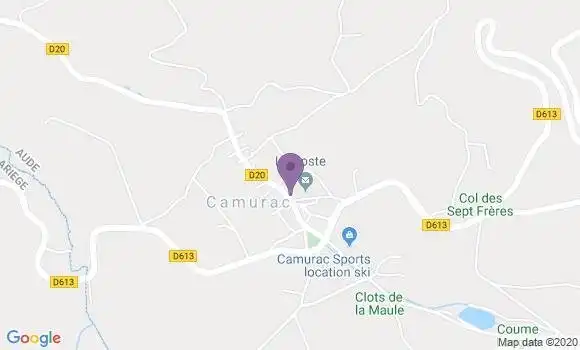 Localisation Camurac Ap - 11340