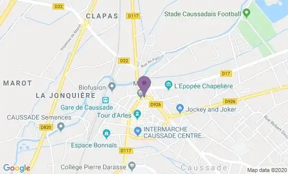 Localisation Caussade - 82300