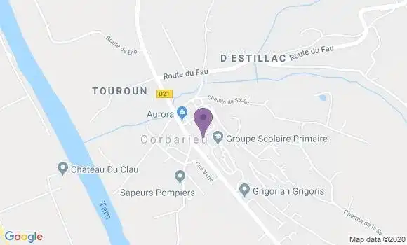 Localisation Corbarieu Ap - 82370