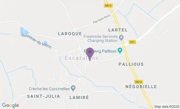 Localisation Escatalens Bp - 82700
