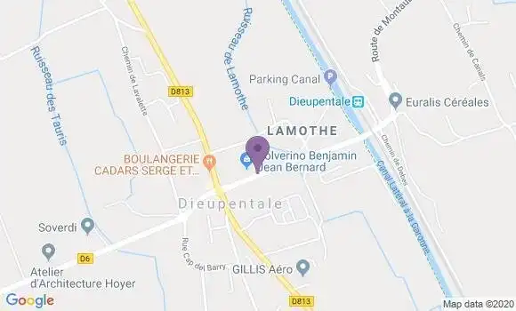 Localisation Grisolles - 82170