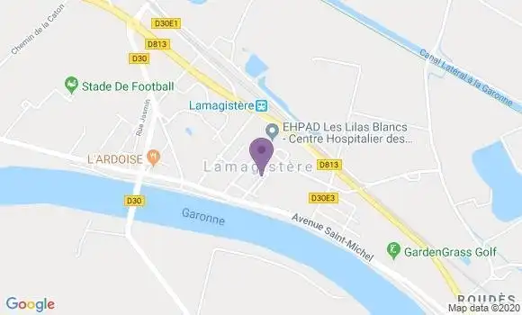 Localisation Lamagistere Bp - 82360