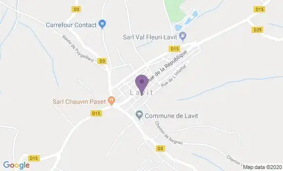 Localisation Lavit Bp - 82120
