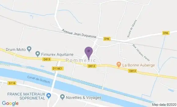 Localisation Malause Bp - 82200