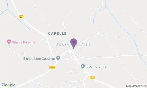 Localisation Miramont de Quercy Ap - 82190