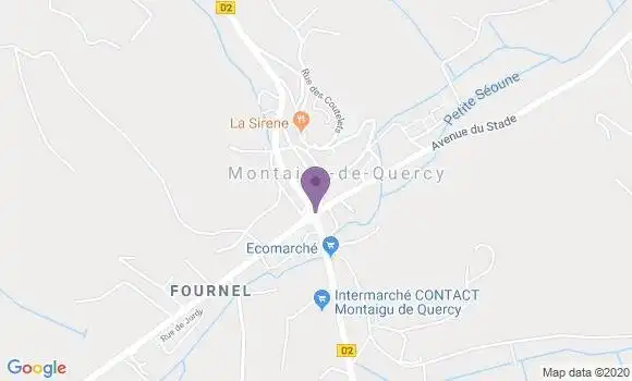 Localisation Montaigu de Quercy - 82150